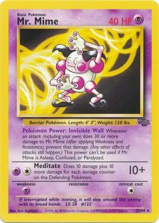 Mr. Mime (22) (22) 022  - Unlimited Jungle - Rare