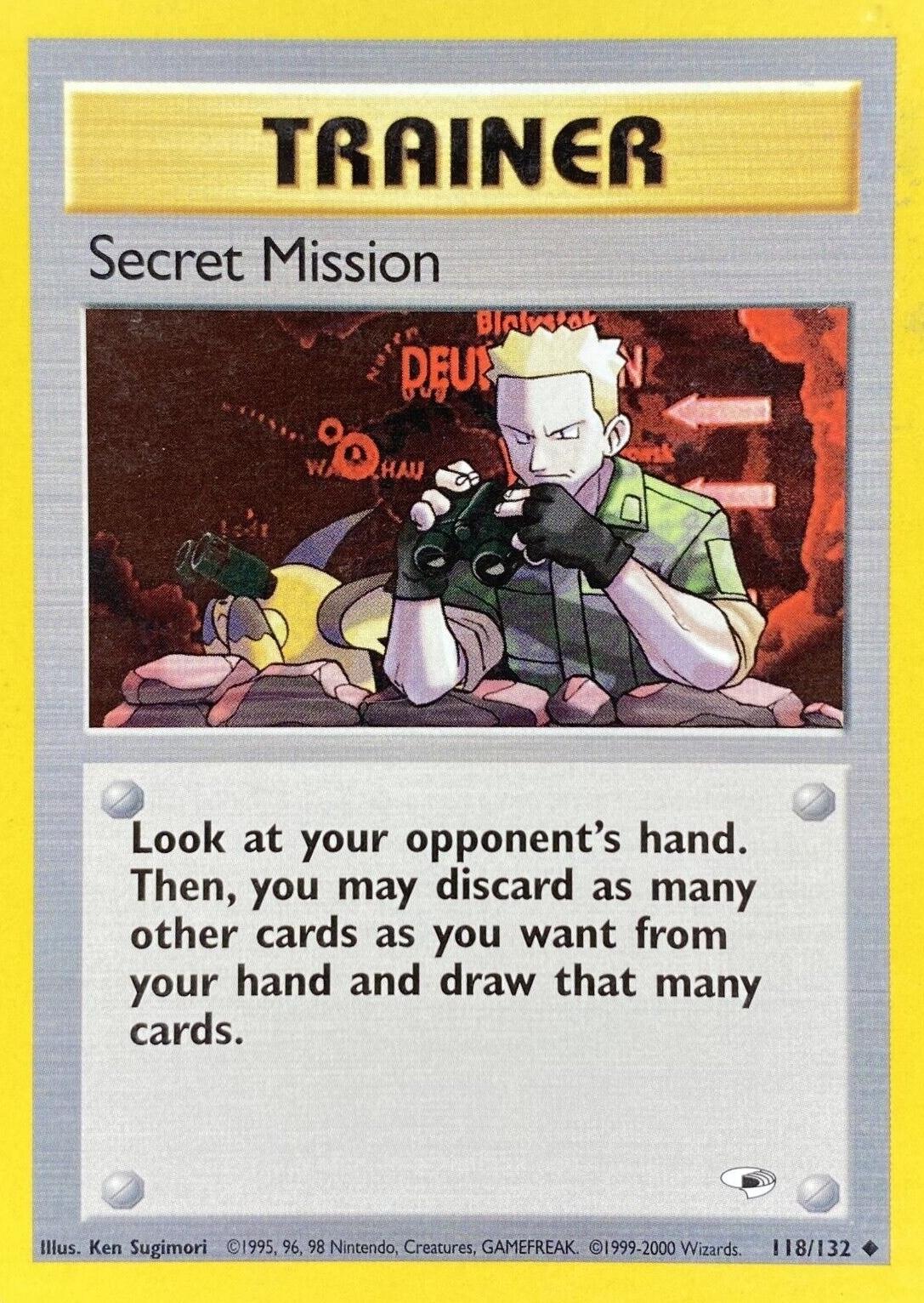 Secret Mission (118/132) [Gym Heroes] Unlimited - Uncommon