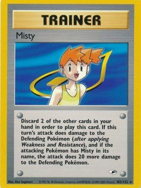 Misty (102) (102) 102  - Unlimited Gym Heroes - Rare