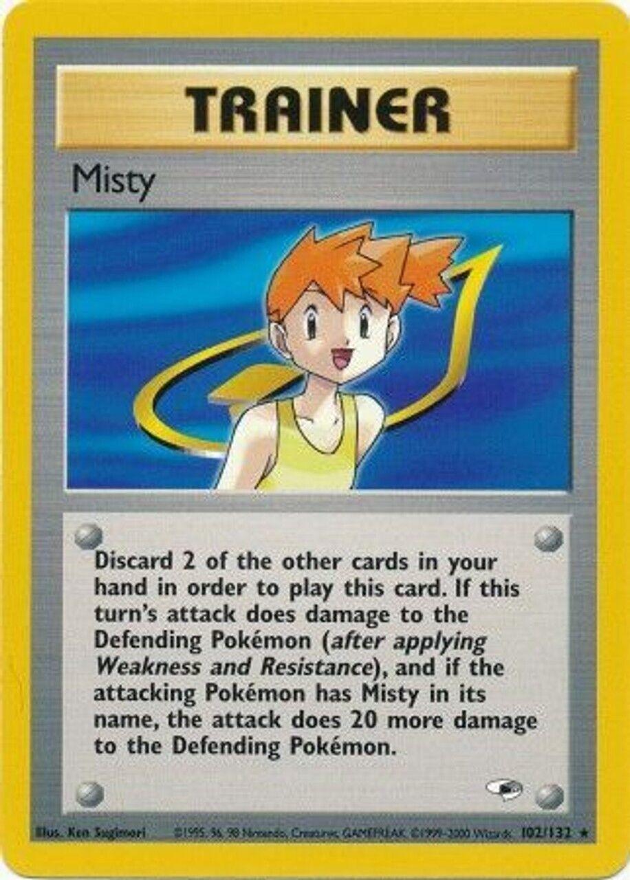 Misty (102) (102) 102  - Unlimited Gym Heroes - Rare