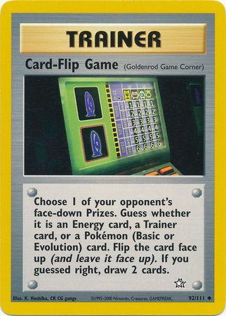 Card-Flip Game (Goldenrod Game Corner) (092/111) [Neo Genesis] Unlimited - Uncommon