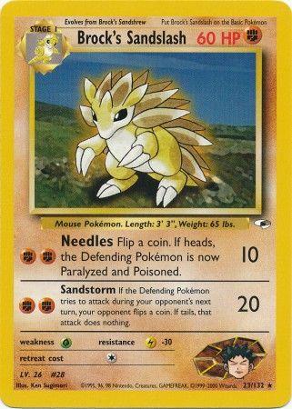 Brock's Sandslash (023/132) [Gym Heroes] Unlimited - Rare