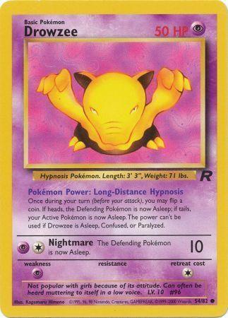 Drowzee (054/82) [Team Rocket] Unlimited - Common