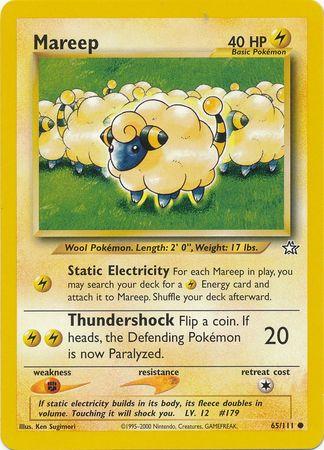 Mareep 065  - Unlimited Neo Genesis - Common