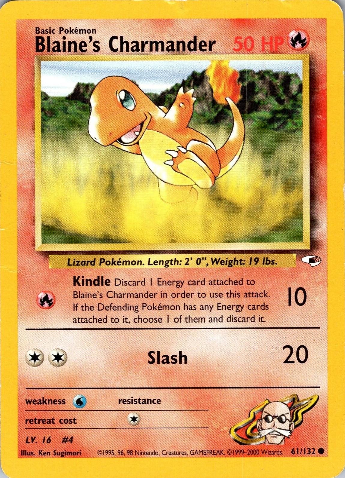 Blaine's Charmander (061/132) [Gym Heroes] Unlimited - Common