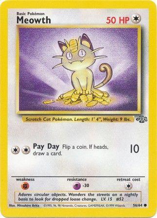 Meowth 056  - Unlimited Jungle - Common