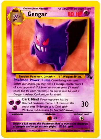 Gengar (020/62) [Fossil] Unlimited - Rare