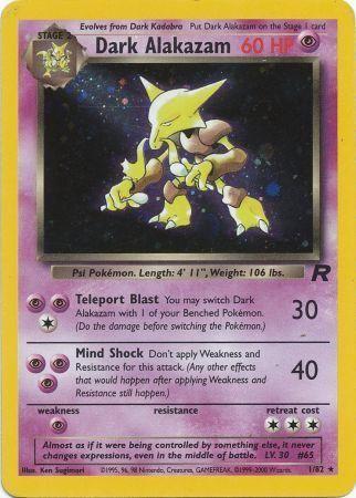 Dark Alakazam (001/82) [Team Rocket] Unlimited Holofoil - Holo Rare