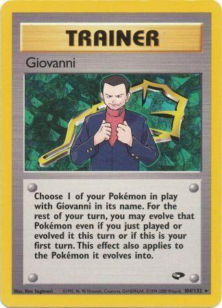 Giovanni (104/132) [Gym Challenge] Unlimited - Rare