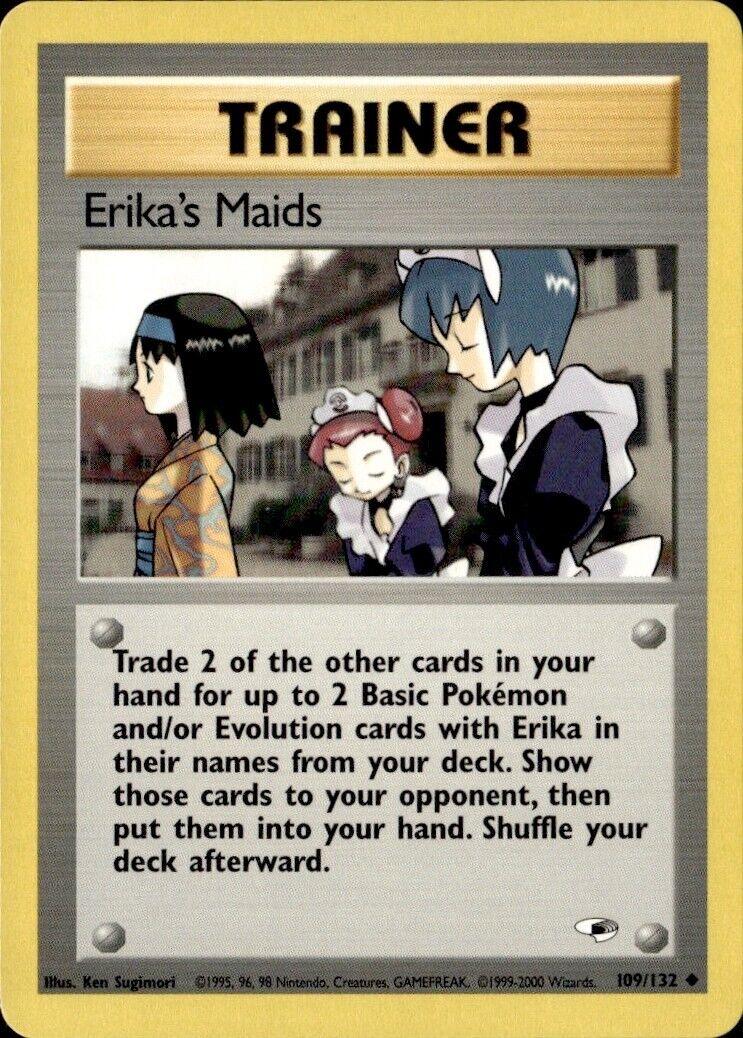 Erika's Maids (109/132) [Gym Heroes] Unlimited - Uncommon