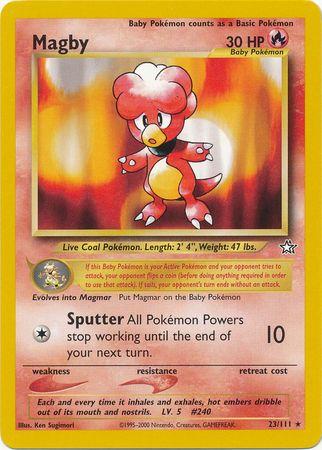 Magby 023  - Unlimited Neo Genesis - Rare