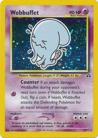 Wobbuffet (016/75) [Neo Discovery] Unlimited Holofoil - Holo Rare