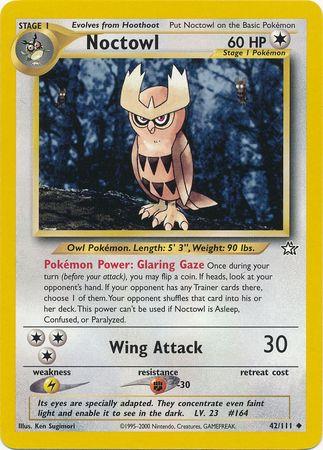 Noctowl 042  - Unlimited Neo Genesis - Uncommon
