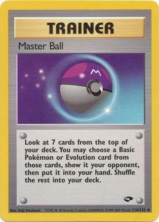Master Ball 116  - Unlimited Gym Challenge - Uncommon