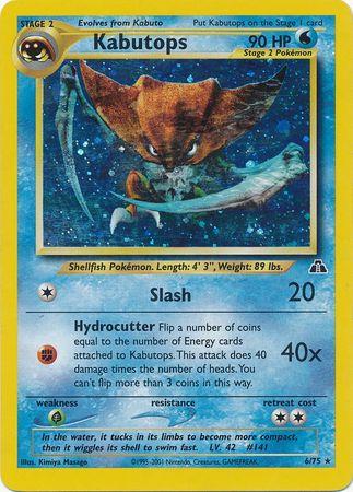 Kabutops (6/75) [Neo Discovery] Unlimited Holofoil - Holo Rare