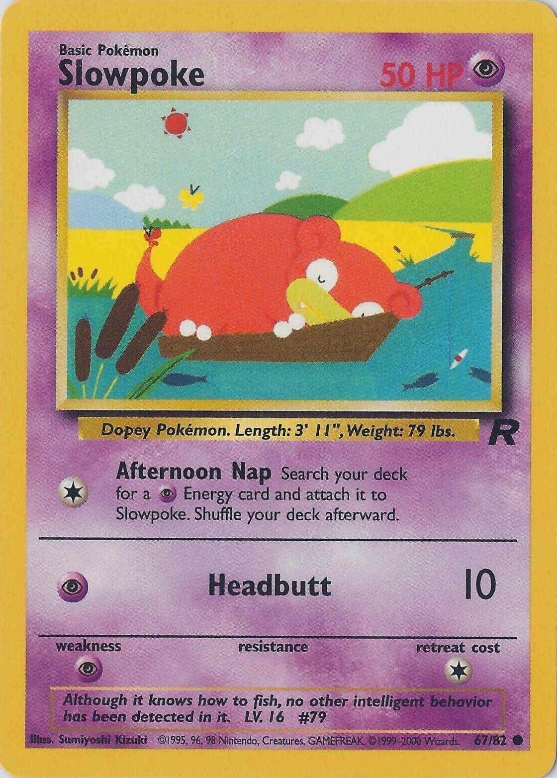 Slowpoke (067/82) [Team Rocket] Unlimited - Common