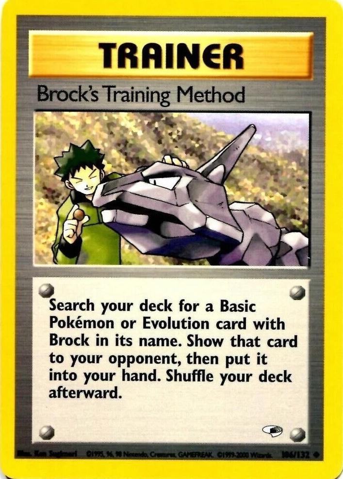 Brock's Training Method (106/132) [Gym Heroes] Unlimited - Uncommon