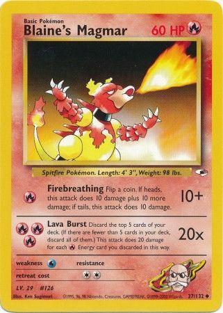 Blaine's Magmar (037/132) [Gym Heroes] Unlimited - Uncommon