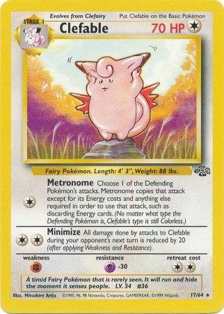 Clefable (017/64) [Jungle] Unlimited - Rare