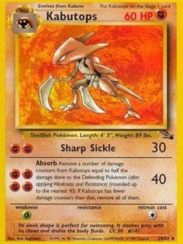 Kabutops (024/62) [Fossil] Unlimited - Rare