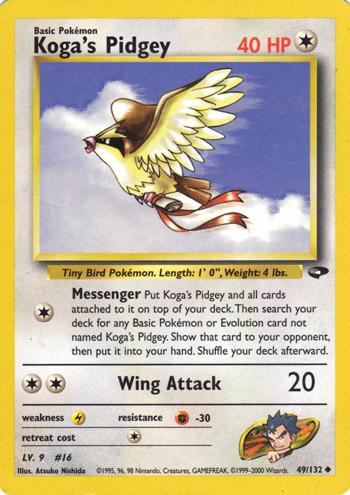 Koga's Pidgey (049/132) [Gym Challenge] Unlimited - Uncommon