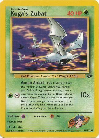 Koga's Zubat (083/132) [Gym Challenge] Unlimited - Common