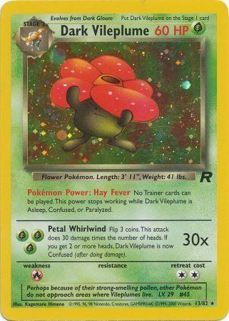 Dark Vileplume (013/82) [Team Rocket] Unlimited Holofoil - Holo Rare