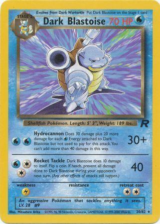 Dark Blastoise (020/82) [Team Rocket] Unlimited - Rare