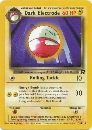 Dark Electrode (034/82) [Team Rocket] Unlimited - Uncommon