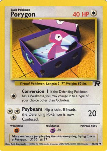 Porygon (048/82) [Team Rocket] Unlimited - Uncommon