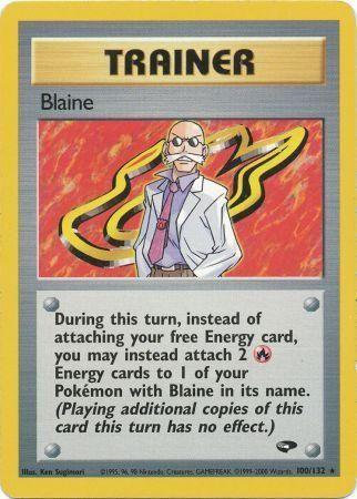 Blaine (100/132) [Gym Challenge] Unlimited - Rare