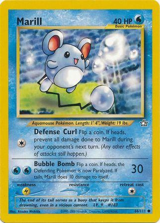 Marill 066  - Unlimited Neo Genesis - Common