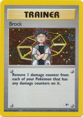 Brock (015/132) [Gym Heroes] Unlimited Holofoil - Holo Rare