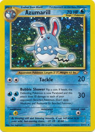 Azumarill (002/111) [Neo Genesis] Unlimited Holofoil - Holo Rare
