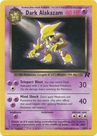 Dark Alakazam (018/82) [Team Rocket] Unlimited - Rare