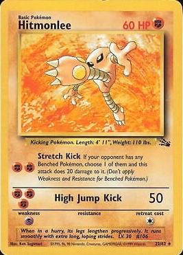 Hitmonlee (022/62) [Fossil] Unlimited - Rare