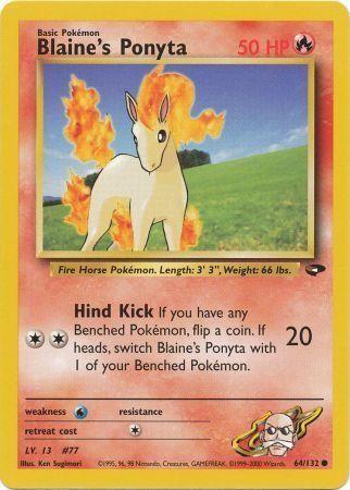 Blaine's Ponyta (064/132) [Gym Challenge] Unlimited - Common
