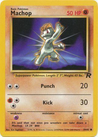 Machop 059  - Unlimited Team Rocket - Common