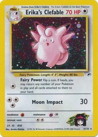 Erika's Clefable (003/132) [Gym Heroes] Unlimited Holofoil - Holo Rare