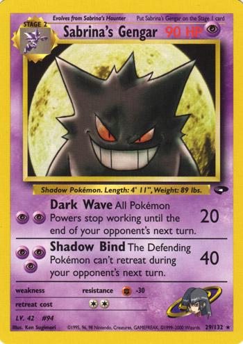 Sabrina's Gengar (029/132) [Gym Challenge] Unlimited - Rare