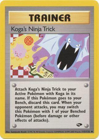 Koga's Ninja Trick (115/132) [Gym Challenge] Unlimited - Uncommon