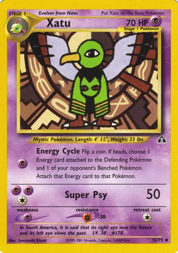 Xatu (052/75) [Neo Discovery] Unlimited - Uncommon