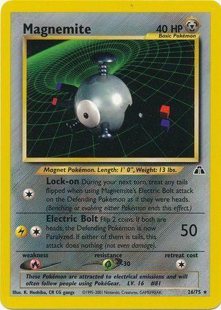 Magnemite (26)  - Unlimited Neo Discovery - Rare
