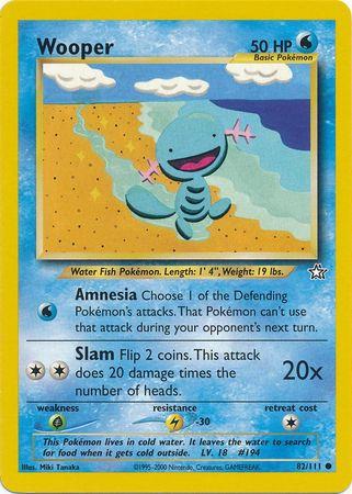 Wooper (082/111) [Neo Genesis] Unlimited - Common