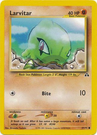 Larvitar (057/75) [Neo Discovery] Unlimited - Common