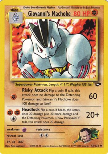 Giovanni's Machoke (042/132) [Gym Challenge] Unlimited - Uncommon