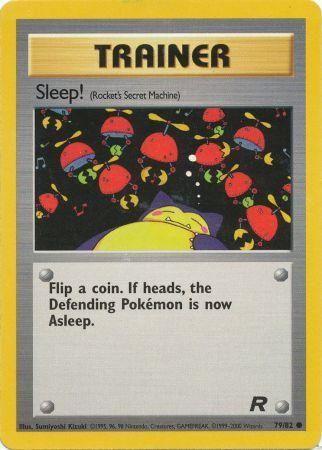 Sleep! (Rocket's Secret Machine) (079/82) [Team Rocket] Unlimited - Common