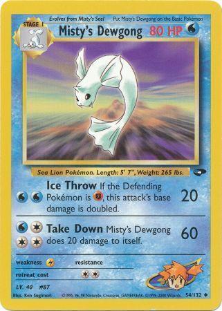 Misty's Dewgong 054  - Unlimited Gym Challenge - Uncommon