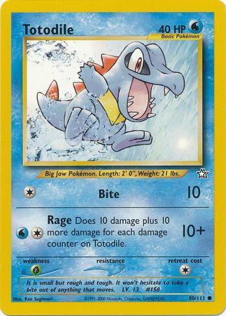 Totodile (080/111) [Neo Genesis] Unlimited - Common