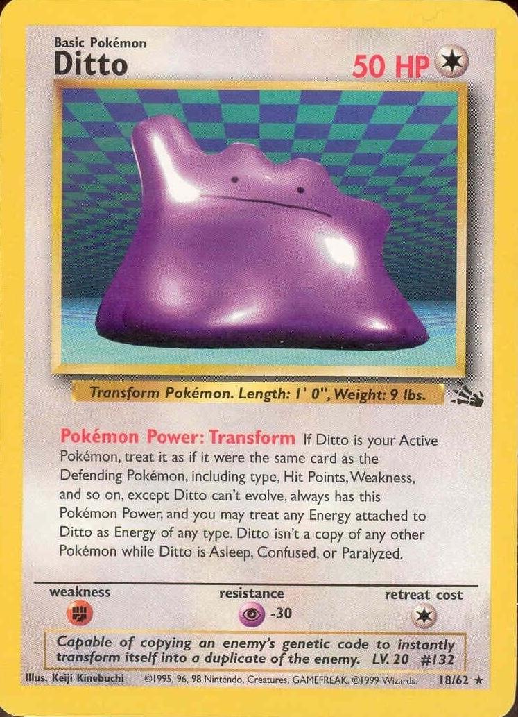 Ditto (018/62) [Fossil] Unlimited - Rare